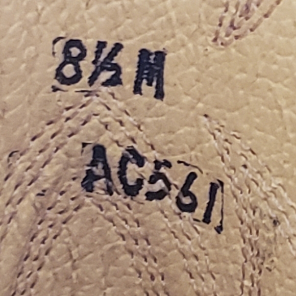 Acme Vintage Western Cowboy Boots brown leather Men's Size 8.5 M - Picture 9 of 16